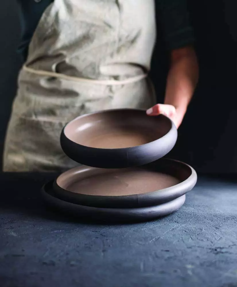 Тарелка глубокая Porser Professional Roots Taupe 22 см 1200 мл - TAU-CLSCK22 - Фото 3