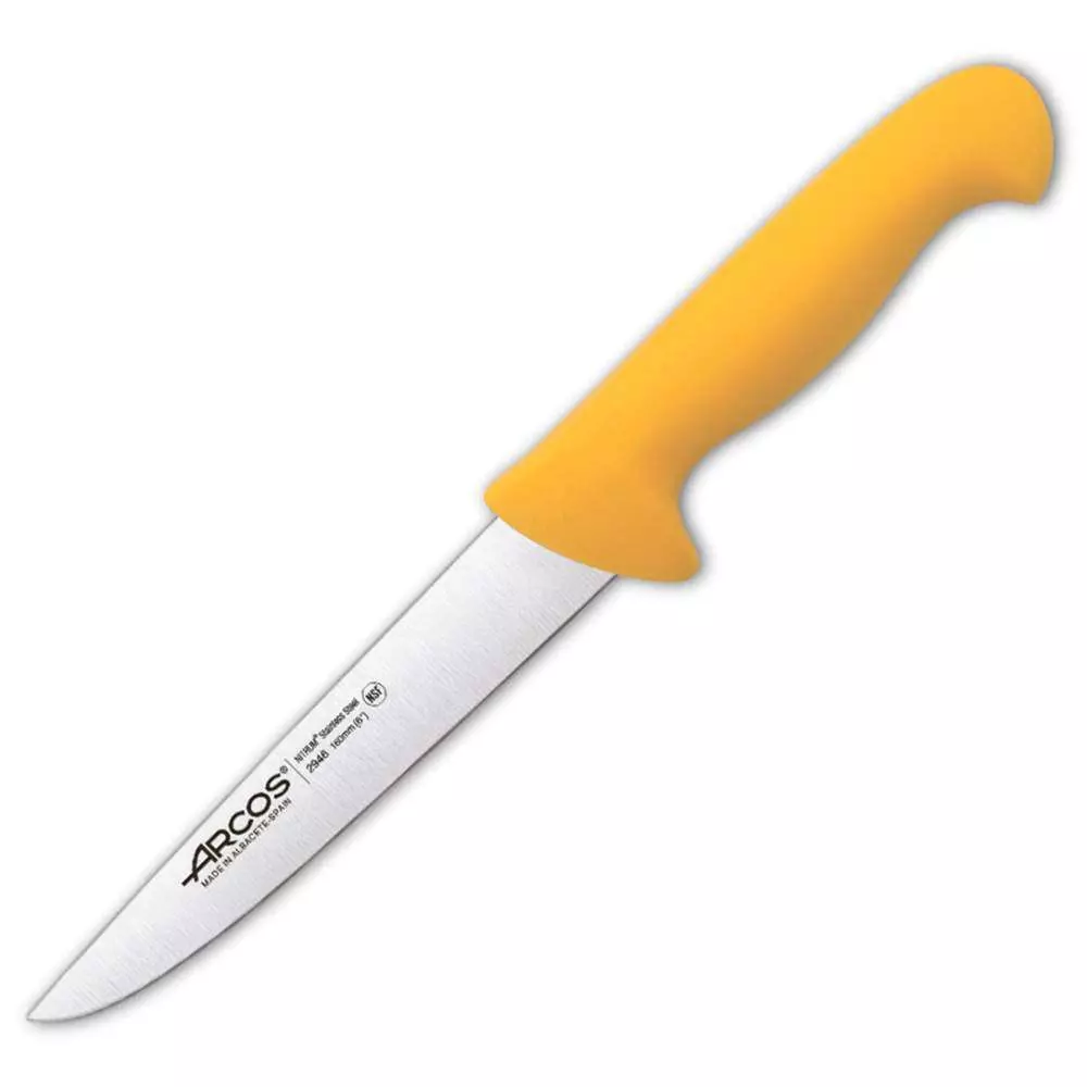 Нож для разделки мяса 160 мм "2900" желтый Arcos  294600