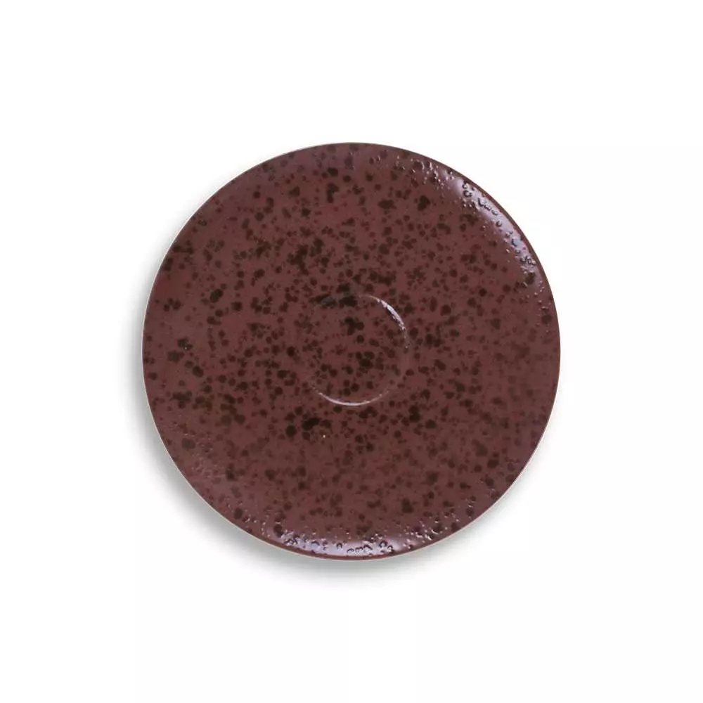 Блюдце для чашки 90 мл Ariane Oxide elevated 13 см tan brown AVCARNA63014013 - Фото 3