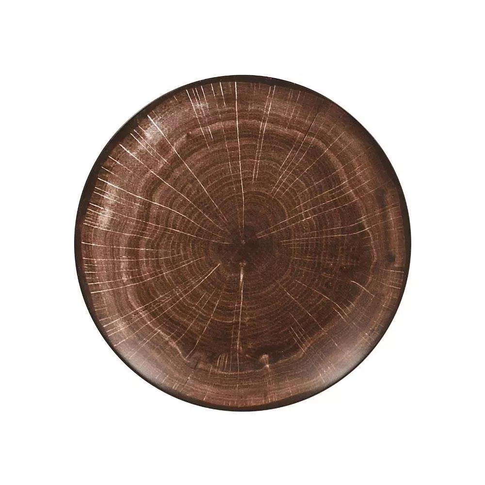 Тарілка мілка Rak Woodart 21 см (коричнева) - WDNNPR21OB