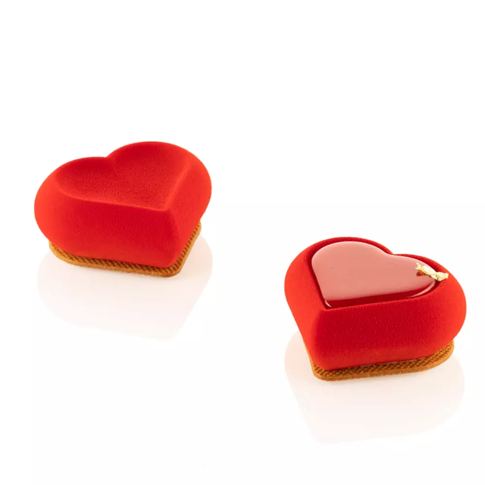 Силіконова форма для десертів HEARTIX 85 мл Silikomart HEARTIX 85 - Фото 1