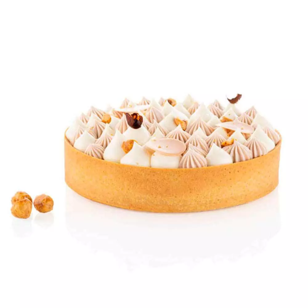 Перфорированное кольцо для тарта d 16 см, h35 мм Silikomart TARTE RING ROUND D160 H35 MM - Фото 1