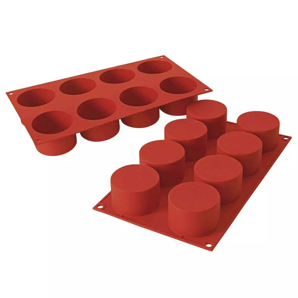 Силиконовая форма для десертов CYLINDERS 123 мл Silikomart SF119/C