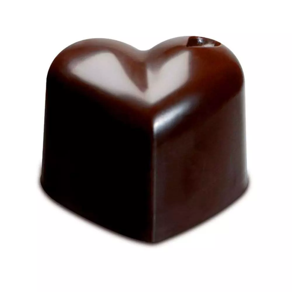 Силиконовая форма для шоколада Сердечко 10 мл Silikomart SCG01 - Фото 1