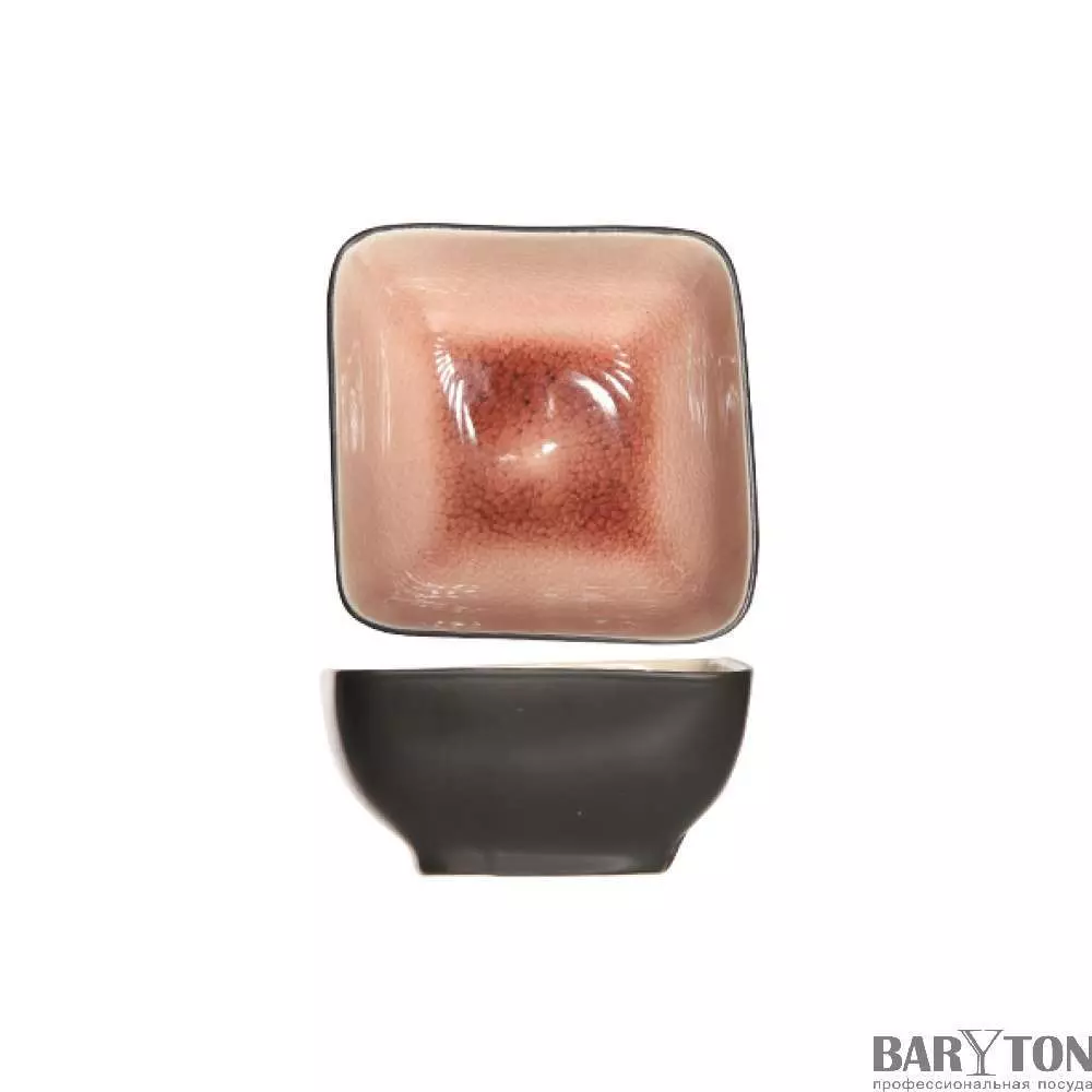 Салатник квадратный Cosy&Trendy Laguna old rose 7,5ХH3,8 см 1690510 - Фото 2