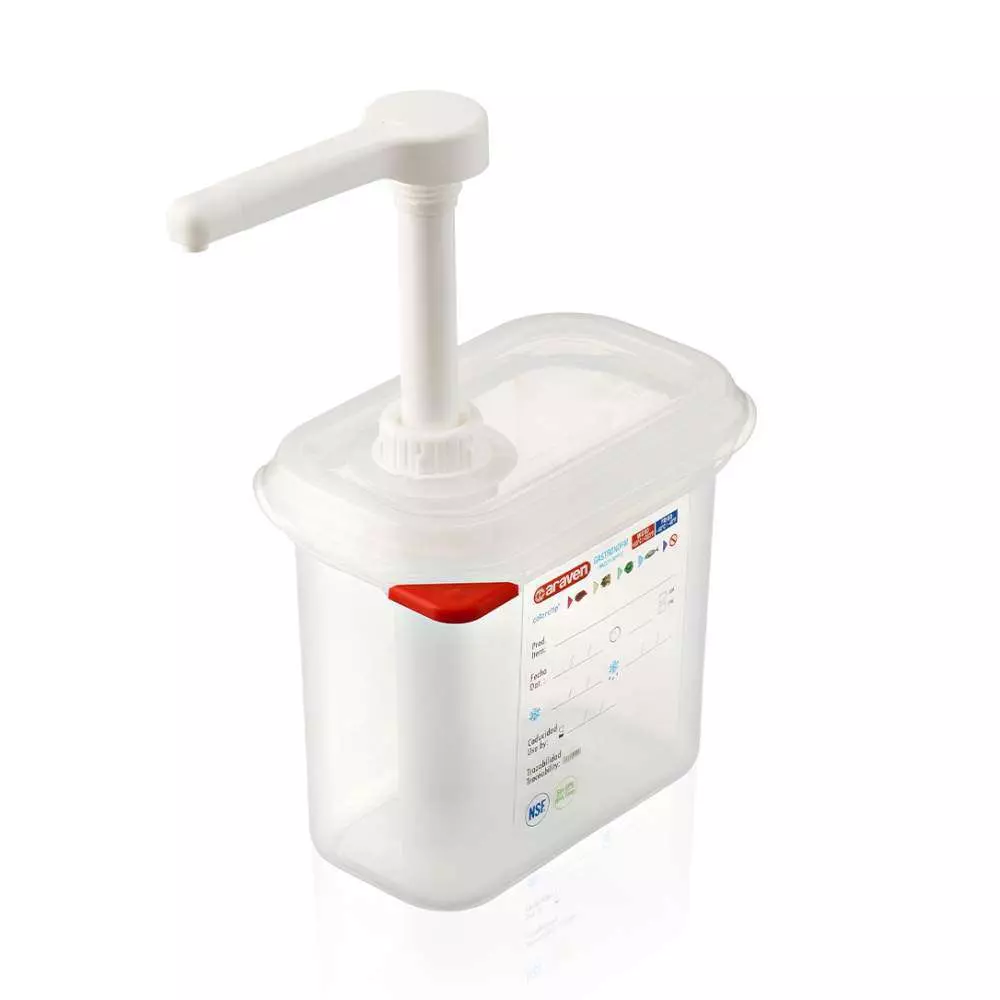 Диспенсер для соуса GN 1/9, 1,5 л, 1 порция - 30 мл Araven 01362