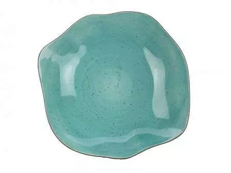 Тарілка мілка  Lubiana Stone age decor 25 см бірюзова - 4636-6630L - Фото 2