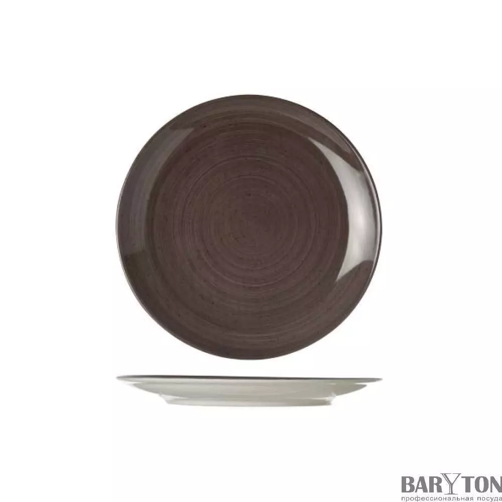 Тарілка мілка Cosy&Trendy Twister carbon 21 см - 6400021 - Фото 2