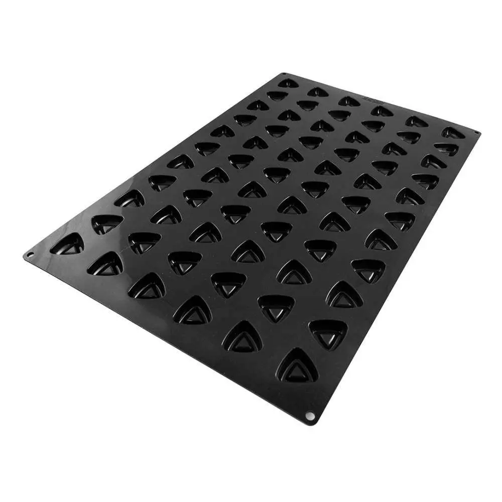 Силиконовая форма для десертов МИНИ ТРЕУГОЛЬНИК Silikomart SQ062 - Фото 2