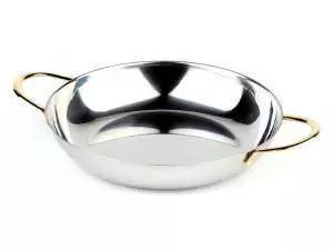 Сковородка сервировочная с ручками APS d28Xh4 см 2 л 61280