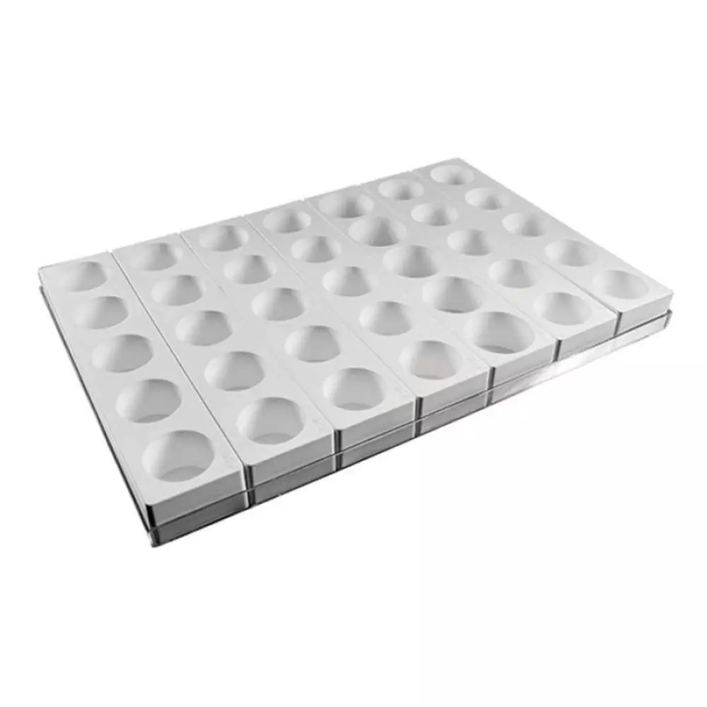 Силиконовая форма для десертов MULTIFLEX 125 мл х 35 шт Silikomart MULTIFLEX 60/7 - Фото 1