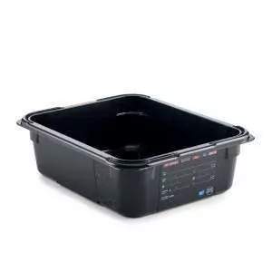 Гастроемкость из поликарбоната GN 1/2 h-10 см 6 л черная Araven 47822