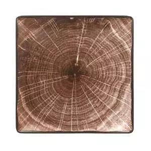картинка Тарелка квадратная Rak Woodart 30 см Oak Brown WDEDSQ30OB от магазина BarYton