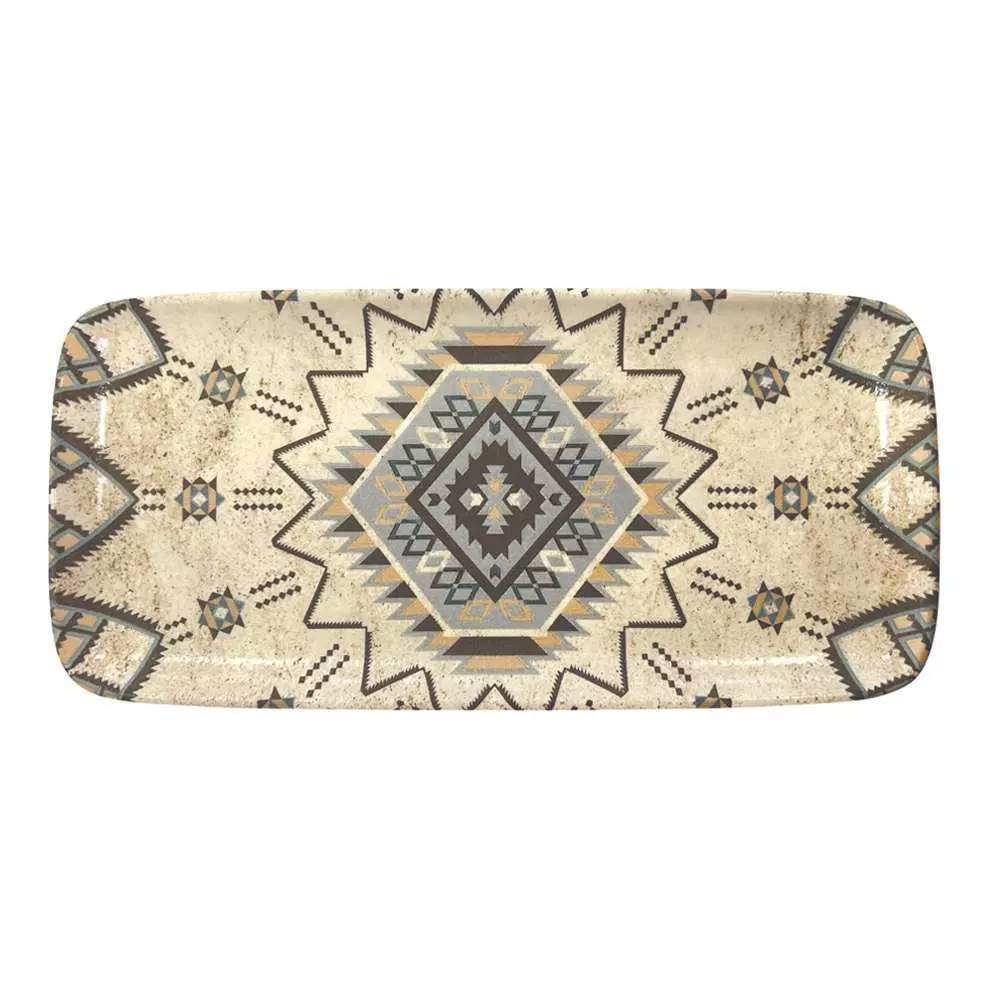Тарілка мілка прямокутна ID Fine Heritage quadro 34X16 см - 20209-151635