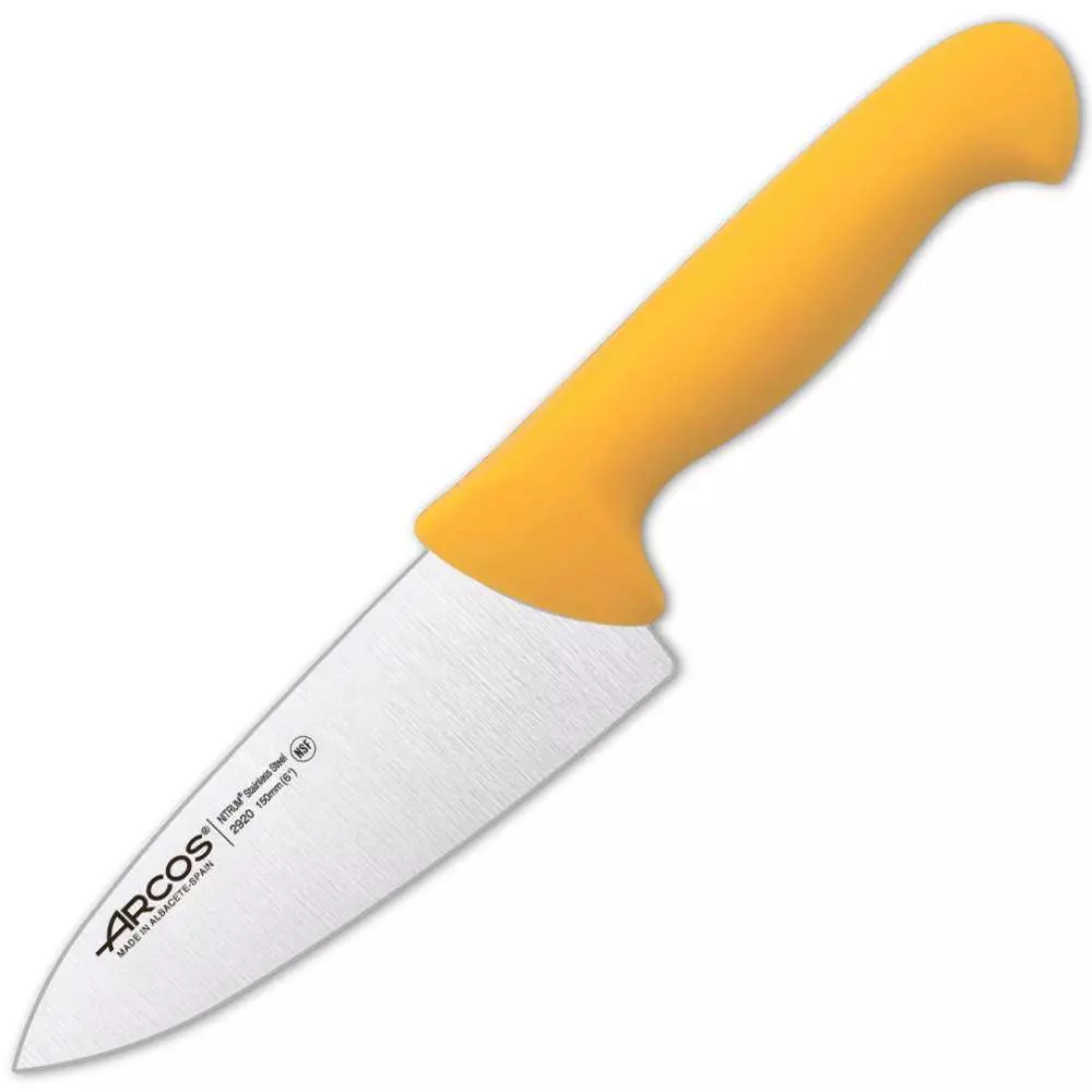 Нож поварской 150 мм "2900" желтый Arcos  292000