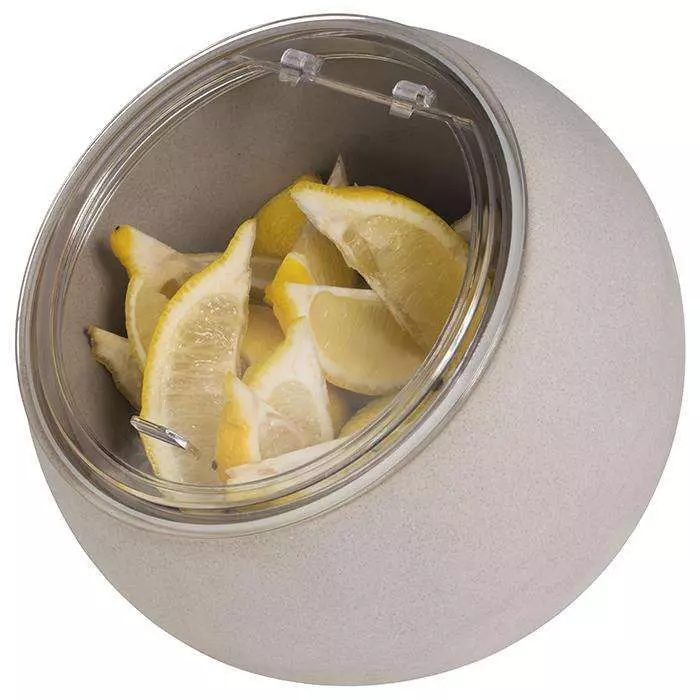 Сервировочная емкость с откидной крышкой, салатник APS d19Xh17.5 см 800 мл 85082