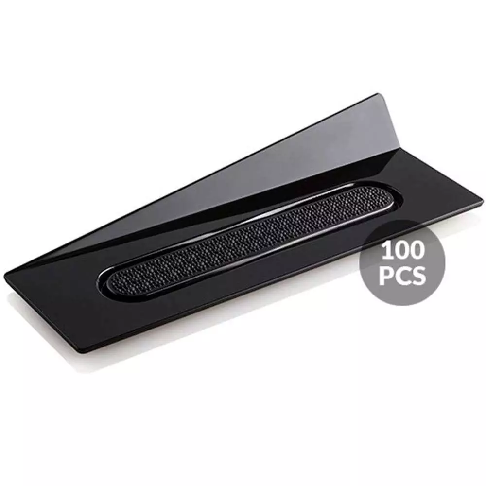 Набор подставок под десерты 100 шт.140x40 мм Silikomart SET 100 BLACK TRAYS - RECTANGLE 140X40 MM