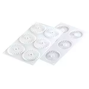 картинка Силіконова форма для десертів PLISSÉ 23 мл Silikomart PLISSÉ 23 від магазину BarYton