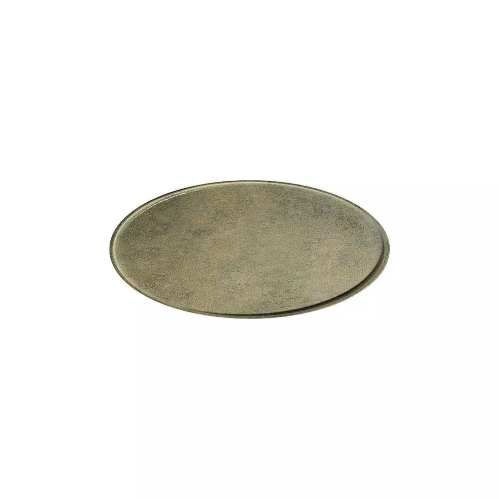 Тарілка мілка з бортом ID Fine Visto 21 см green - 20256-161021 - Фото 1