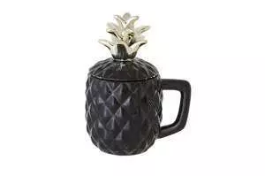картинка Кружка для коктейля (черная) Cosy Pineapple D9XH10-17,5 см 6932018 от магазина BarYton