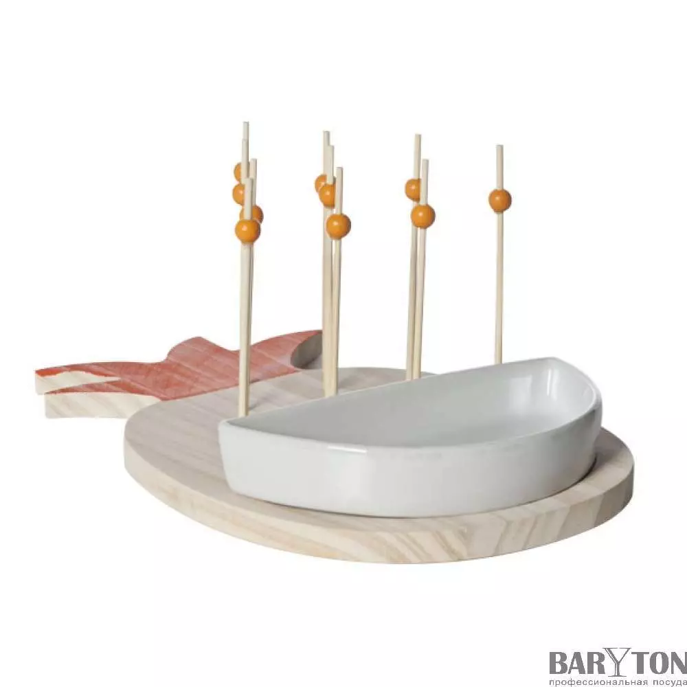 Деревянная доска Cosy&Trendy Pineapple 27.5X18X3.8см 7157694 - Фото 2