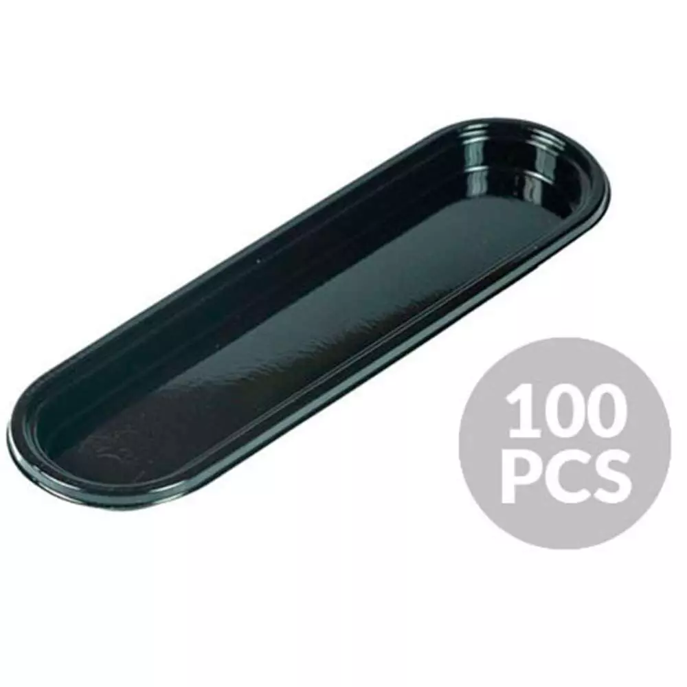 Подложка для эклеров пластиковая 32x140 мм 100 шт Silikomart SET 100 PLATES FOR FE