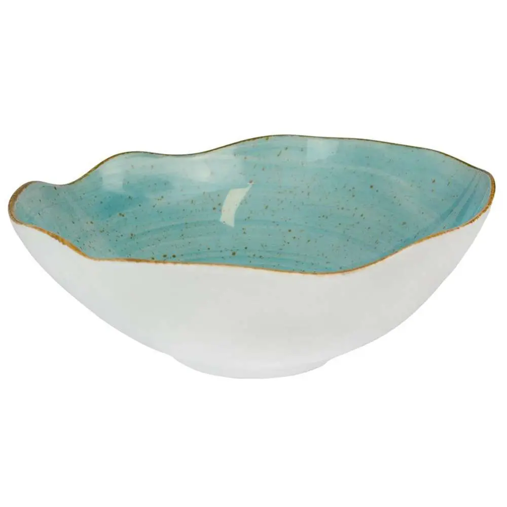 Салатник Lubiana Stone age decor 28,5 см бірюзовий - 4628-6630L