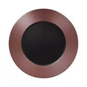 картинка Тарілка мілка Rak Metalfusion 33 см - MFEVFP33BB від магазину BarYton