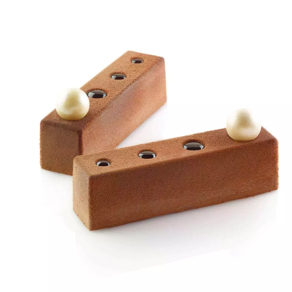 Силиконовая форма для десертов КОЛОДА 11,7х2,95 см Silikomart SQ023/YL - Фото 1