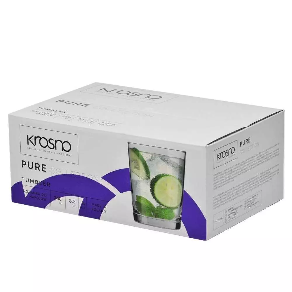 Стакан Krosno Pure 250 мл 5900345789408 - Фото 2