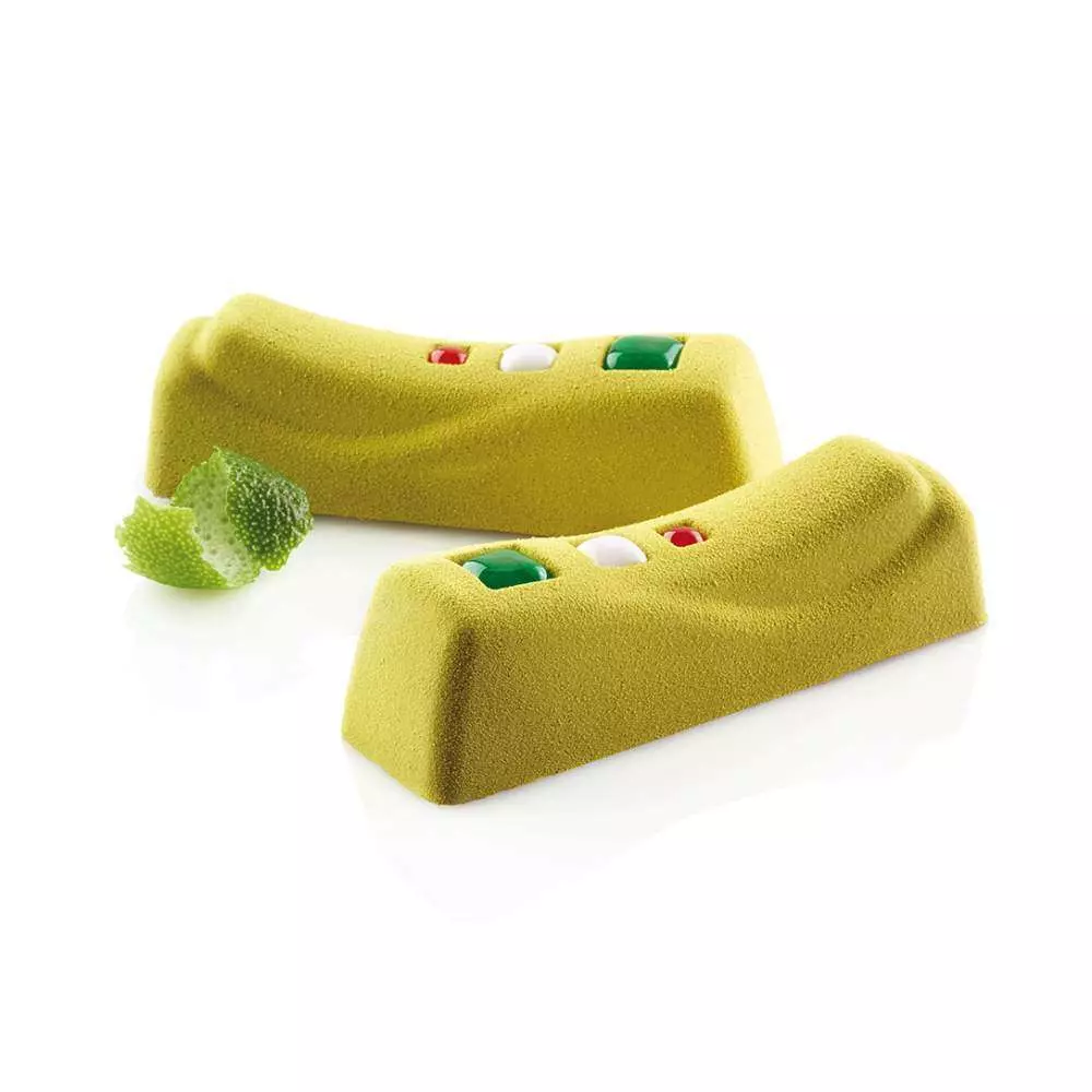 Силиконовая форма для десертов ВОЛНА 11,9х3,6 см Silikomart SQ042/YL - Фото 1