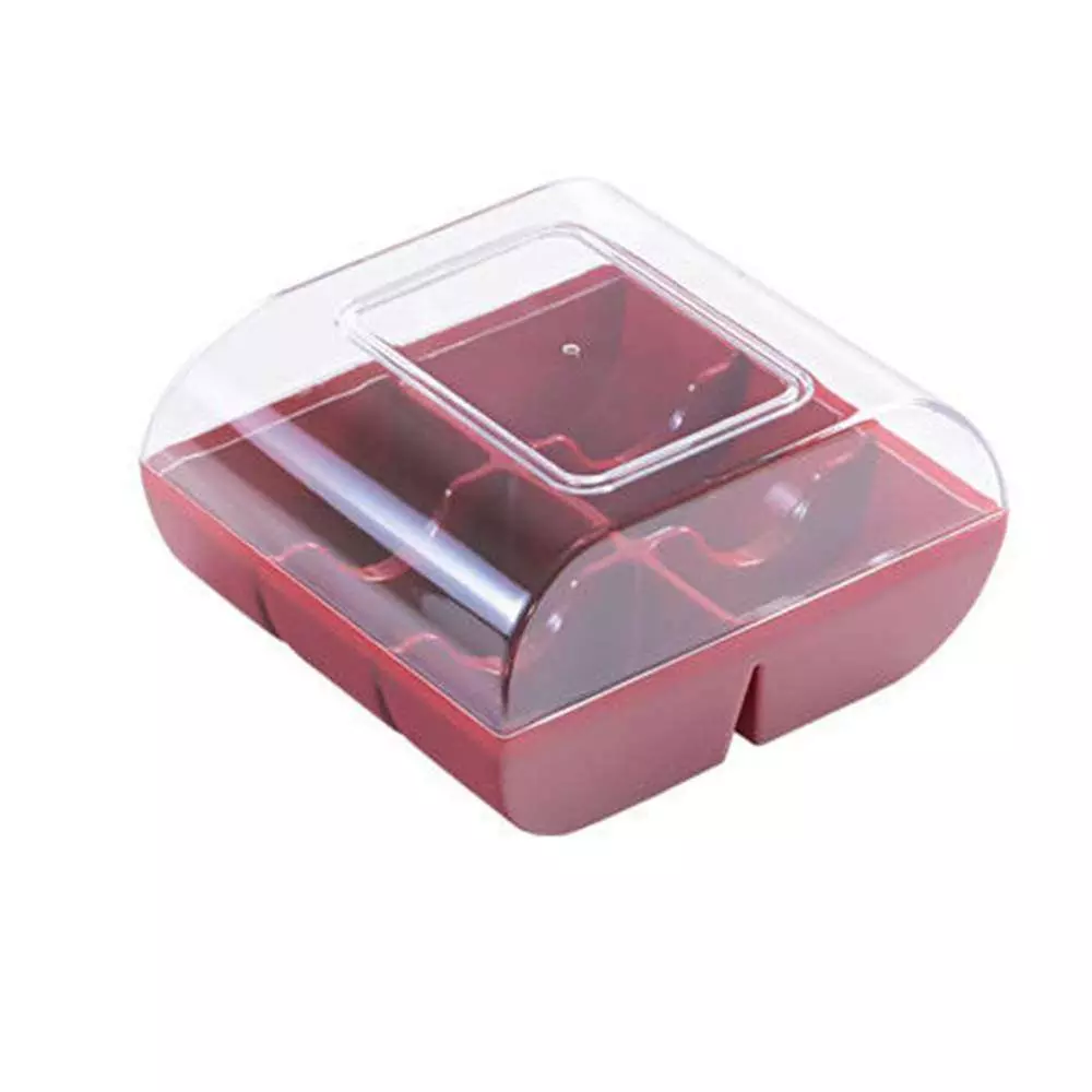 Коробки для 6 макаронс (упаковка 90 шт.) рубиново-красная Silikomart Ruby Red 6