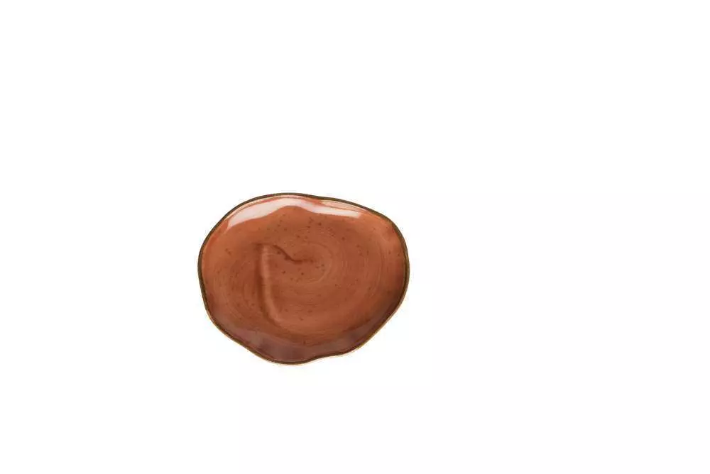 Блюдце Lubiana Stone age decor 12,5 см цегельне - 4613-6630M - Фото 1