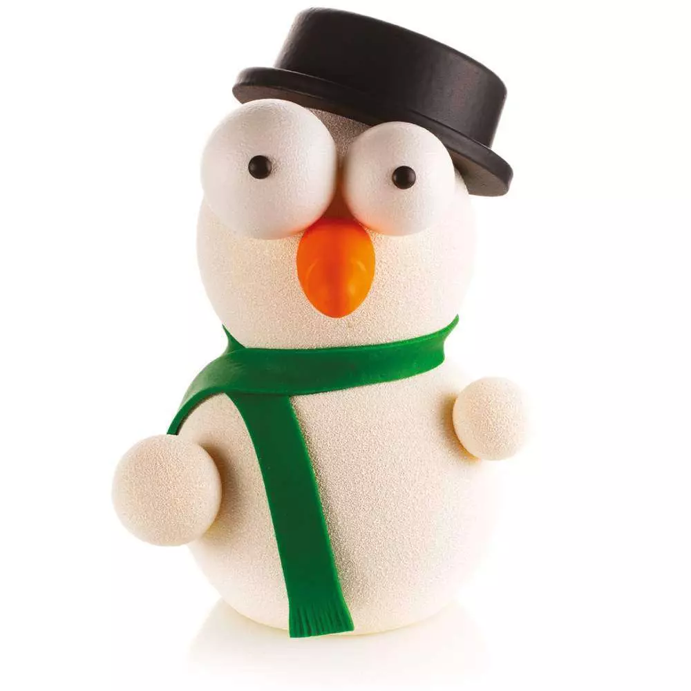 Форма для шоколада поликарбонатная Мистер Снеговик Silikomart KIT MR. SNOW - Фото 1