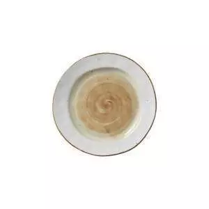 Тарелка круглая Alt Porcelain Country 25см. (светло-коричневая) FB3703LB-10CS