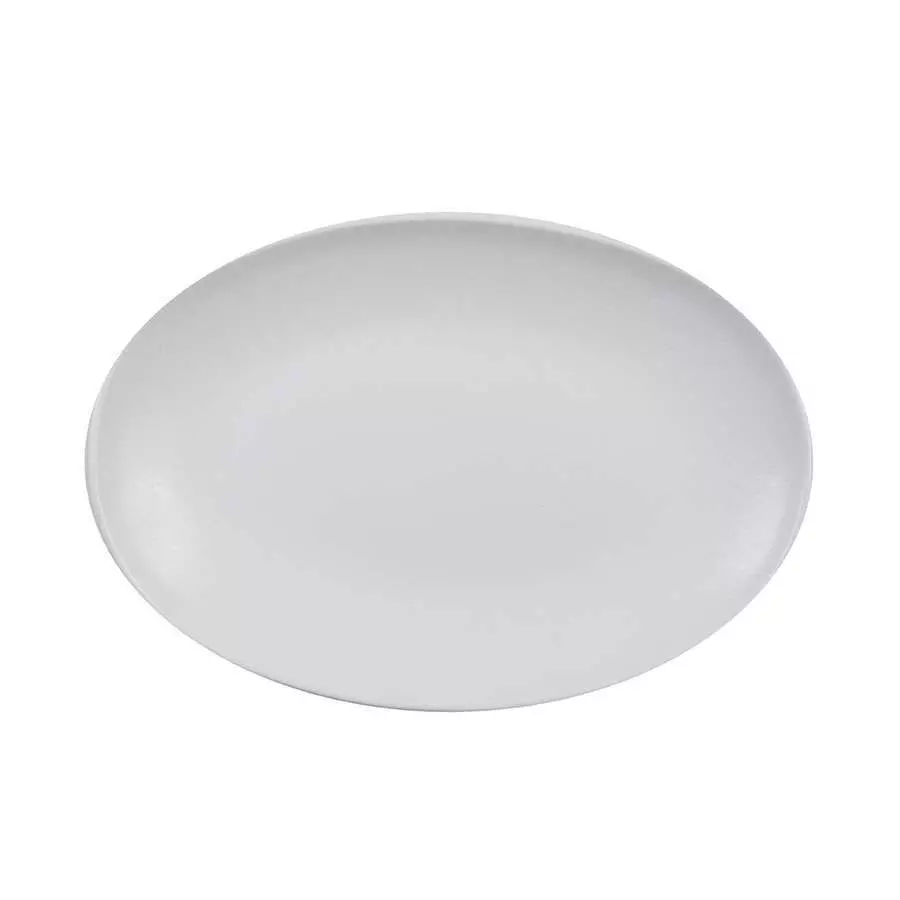 Тарілка овальна Ariane Oxide 32 см pearl white - AVCARNA70015032 - Фото 1