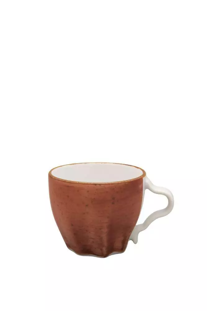 Чашка Lubiana Stone age decor 100 мл кирпичная 4670-6630M