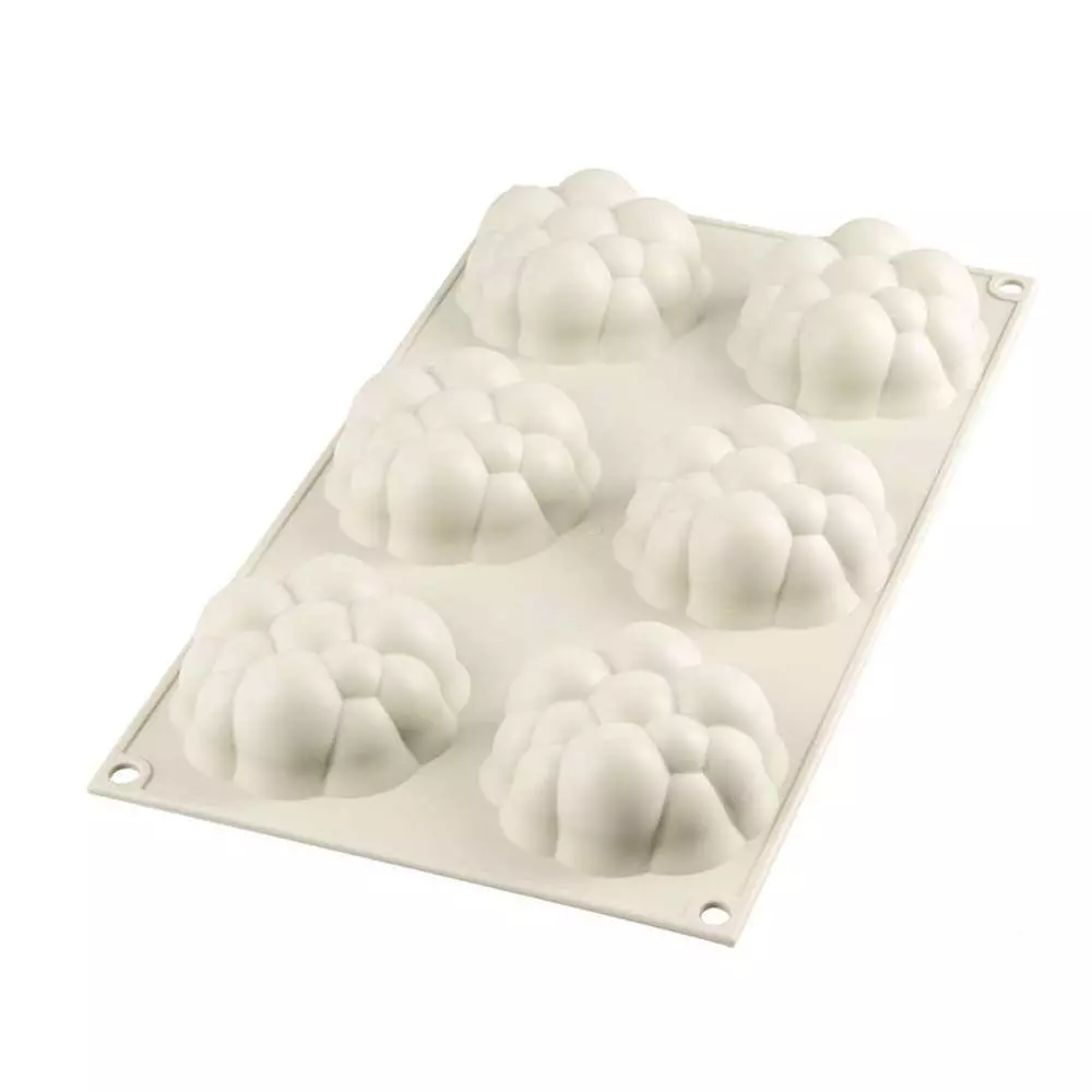 Силіконова форма для десертів BOLLICINE 6х85 мл Silikomart BOLLICINE - Фото 1