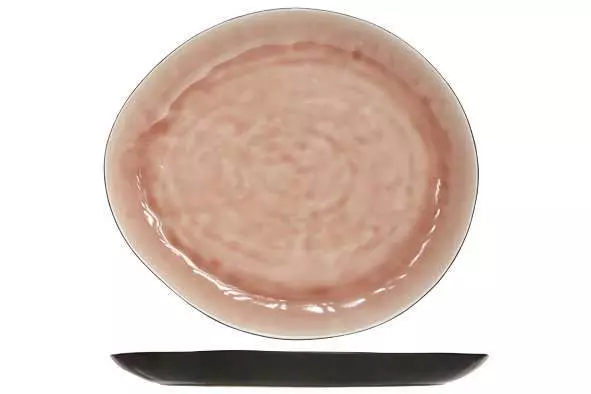 Тарілка овальна Cosy&Trendy Laguna old rose 32,5Х28,5 см - 1690518 - Фото 1