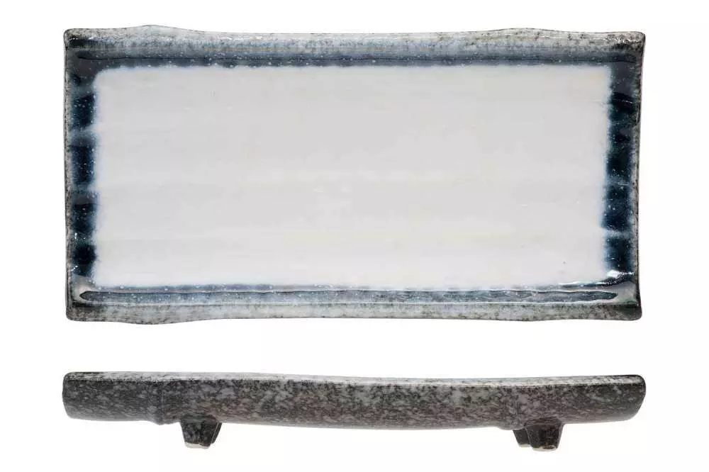 Салатник прямоугольный Cosy&Trendy Sea pearl (на 4 ножках) 24,5X12,5XH3,5 см  9632125