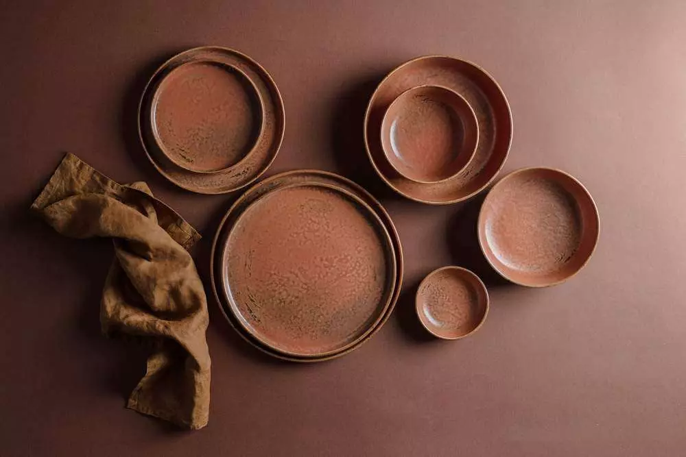 Тарілка мілка з бортом ID Fine Fall Terra 16,5 см 20651-161016 - Фото 5