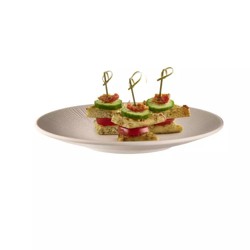 Тарілка мілка APS Nero beige d26Xh3 см 85404 - Фото 2