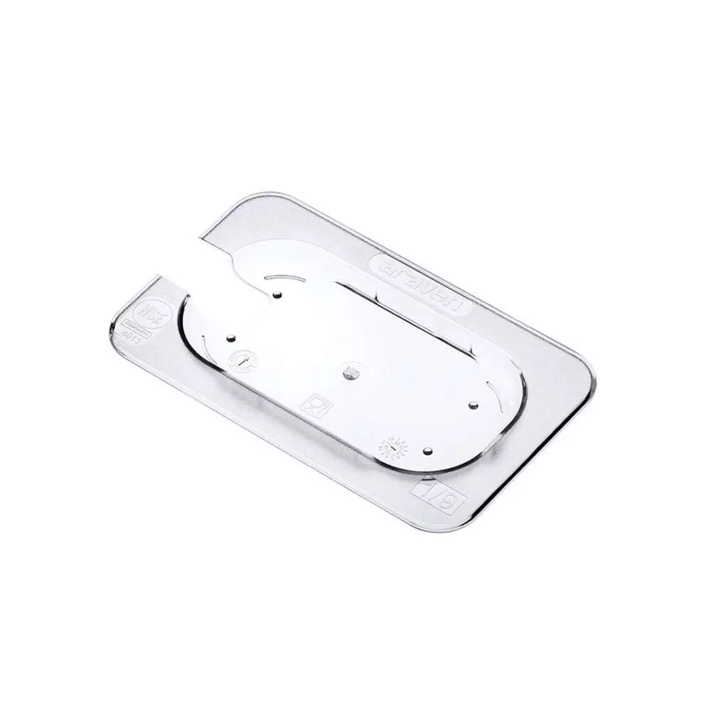 Крышка из поликарбоната GN 1/9 с отверстием для ложки Araven 84013