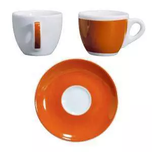 Чашка с блюдцем 12 см для эспрессо 75 мл, серия Verona Millecolori Caramel Ancap 33012-002021CA VR