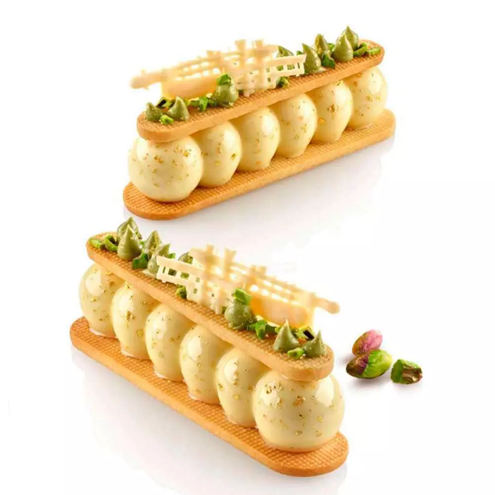 Силиконовая форма для десертов TRUFFLE ECLAIR 75 мл Silikomart TRUFFLE ECLAIR 75 - Фото 1