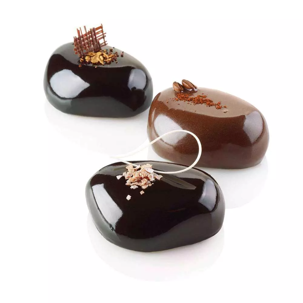 Силиконовая форма для десертов ZEN 100 мл Silikomart ZEN100 - Фото 1