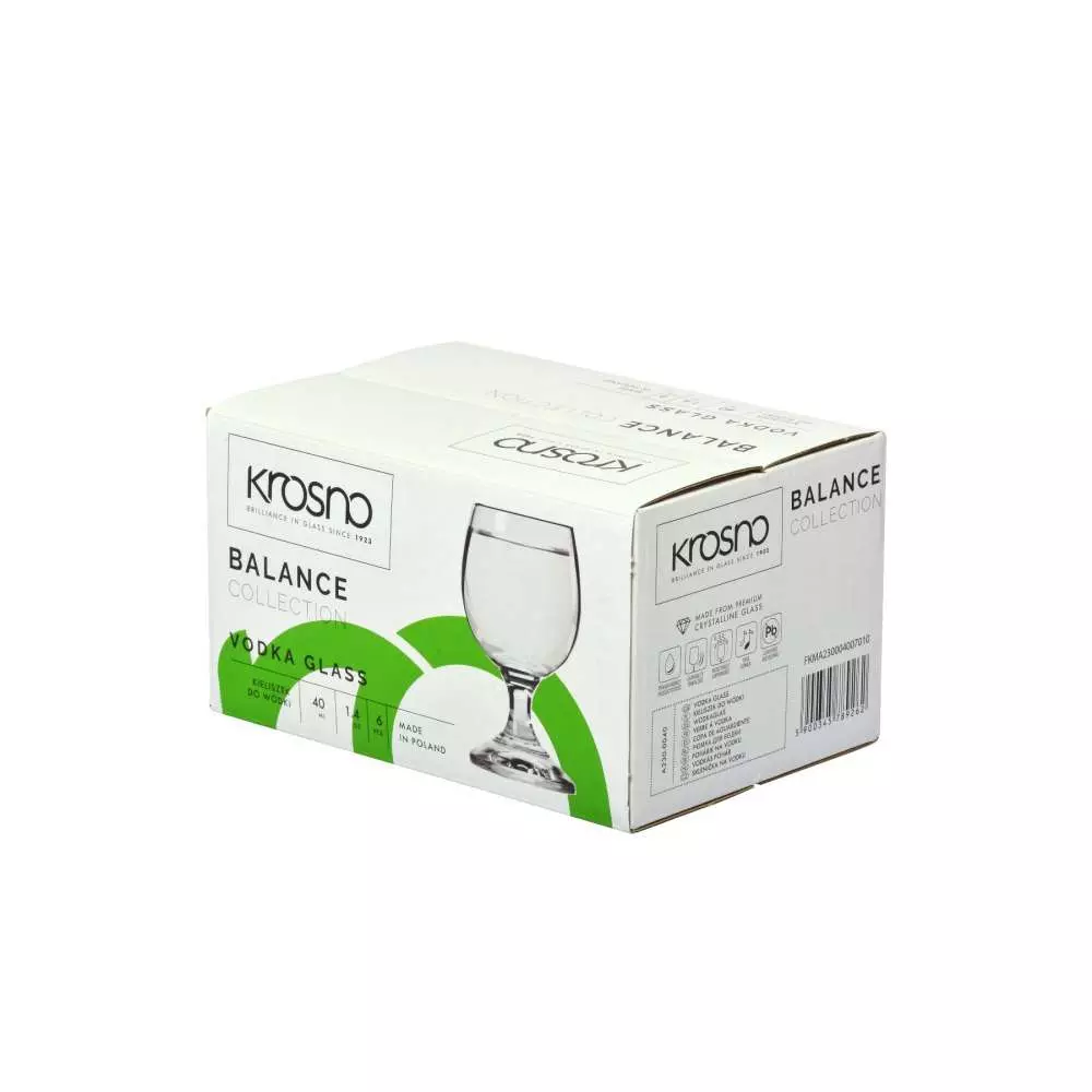 Рюмка для водки Krosno Balance 40 мл 5900345789262 - Фото 2