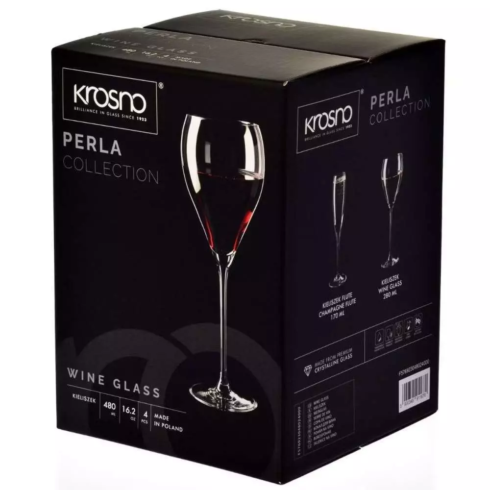 Бокал для води Krosno Perla 480 мл - 5900345911670 - Фото 2
