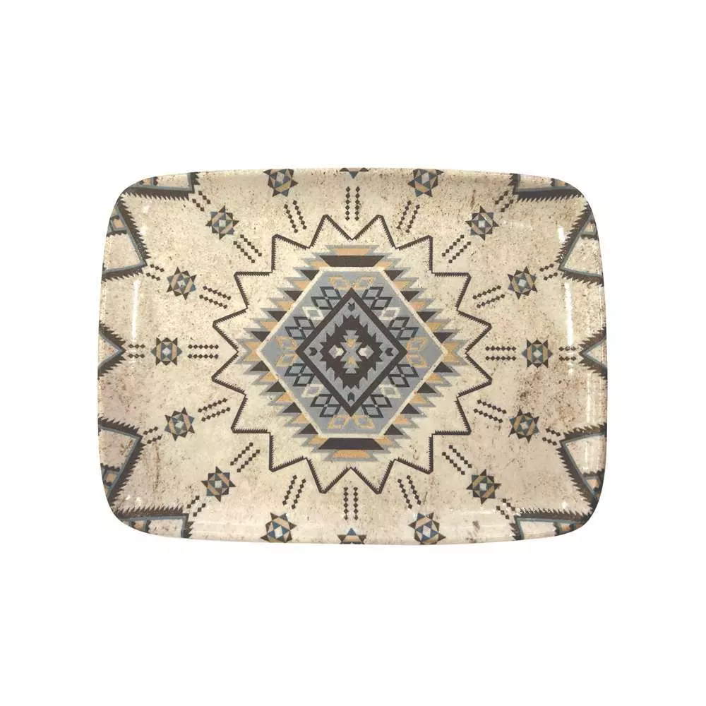 Тарілка мілка прямокутна ID Fine Heritage quadro 27X20 см - 20209-151631