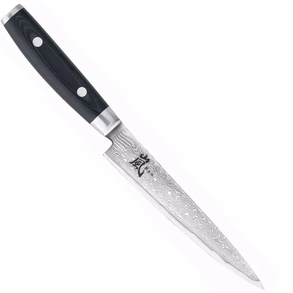 Нож для нарезки 150 мм дамасская сталь, серия RAN Yaxell 36016